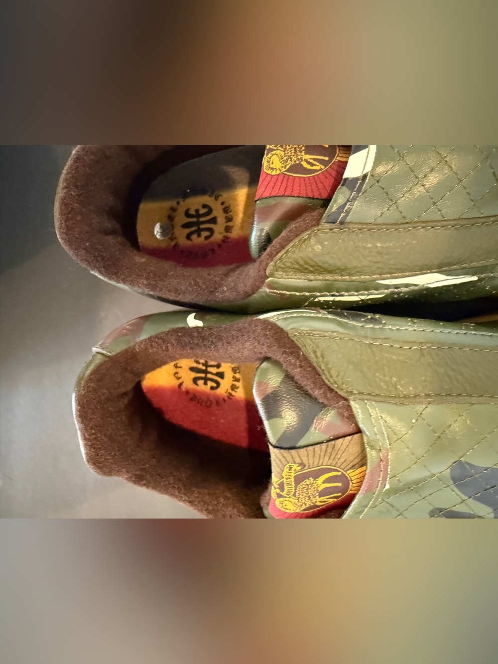 L.A.M.B. Gwen Stefani Royal Elastics Camo Sneakers Women’s 11 / Approx Men’s 9.5 - Picture 5 of 10